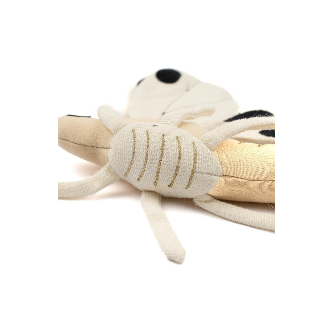 Butterfly Baby Rattle - Natural