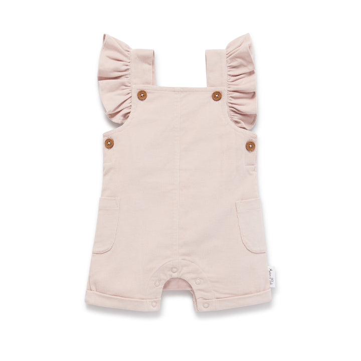 Pink Cord Overalls