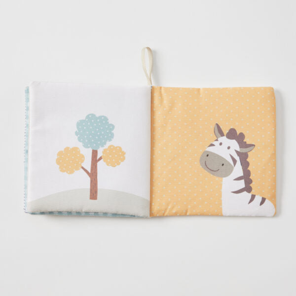 Plush Safari Crinkle Book