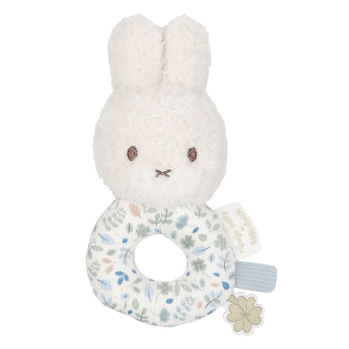 Baby Bunny Rattle - Miffy Lucky Leaves