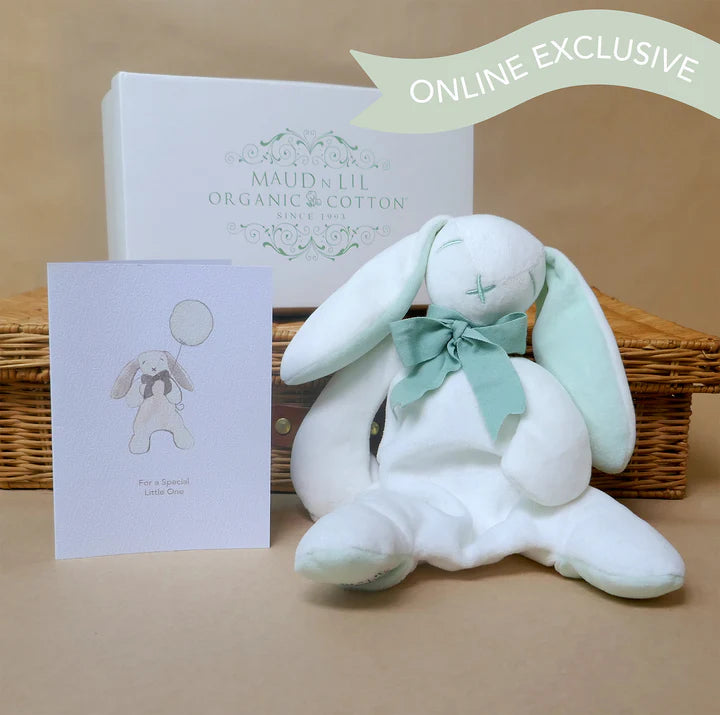 Mint Bunny Comforter Toy Baby Gift Boxed - Maud n Lil