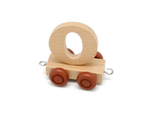 Letter O - Wooden Train