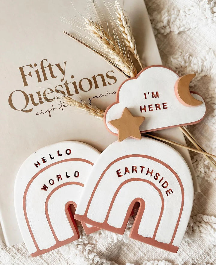 Fifty Questions, Eighteen Years Keepsake Baby Journal