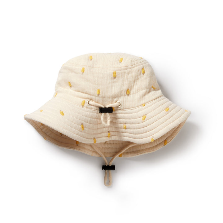 Organic Crinkle Sun Hat - Ice Pops