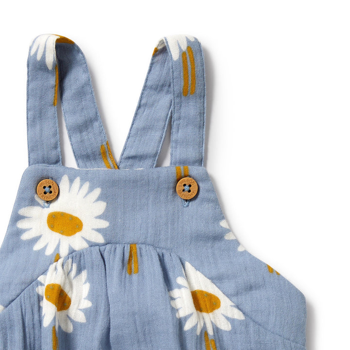 Organic Crinkle Bodysuit - Daisy Floral