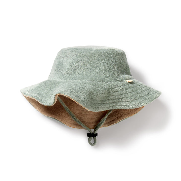 Organic Terry Sun Hat - Pistachio