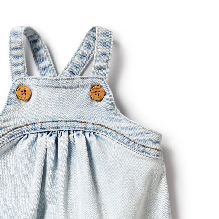 Organic Denim Bodysuit (PRE-ORDER for early Oct)