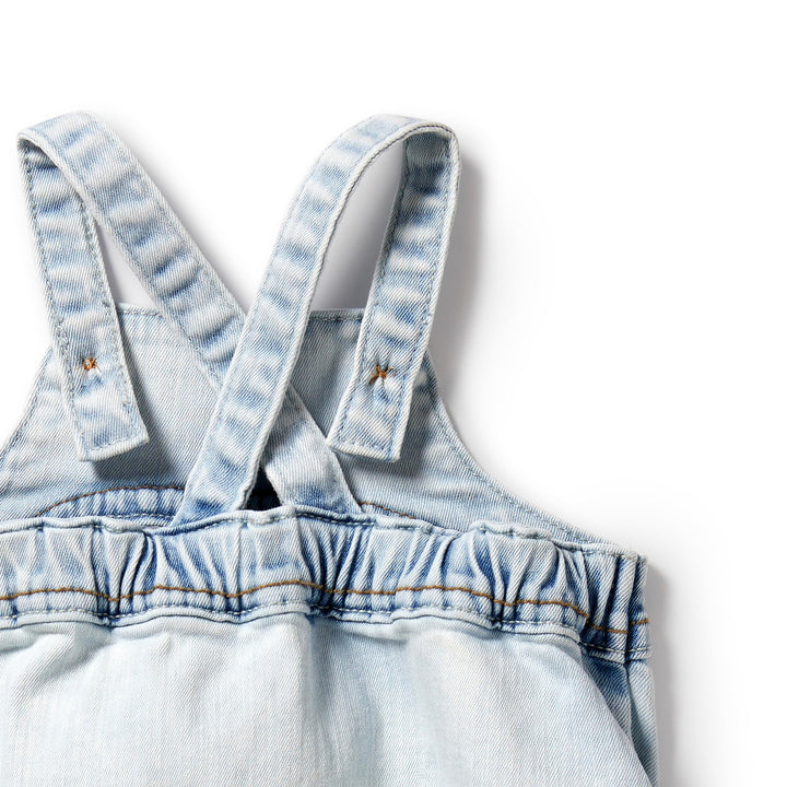 Organic Denim Bodysuit (PRE-ORDER for early Oct)