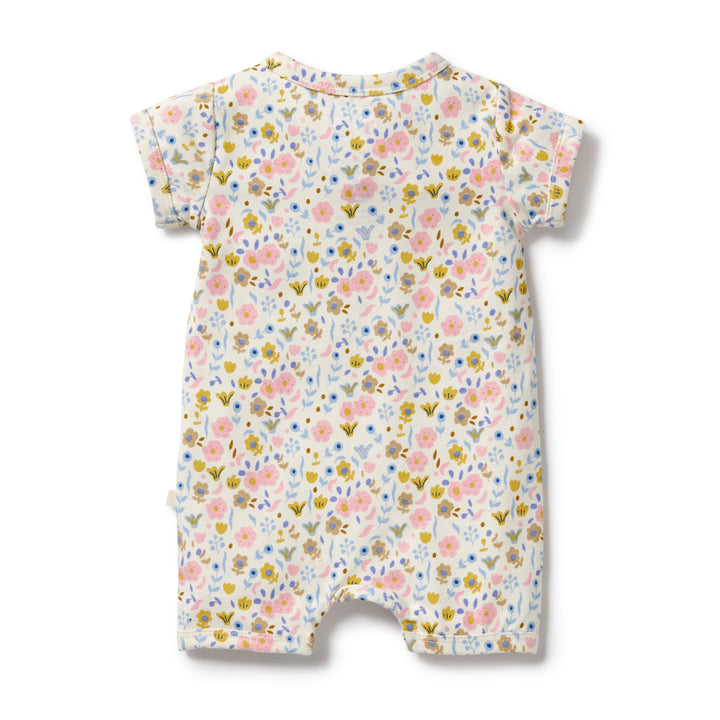 Organic Boyleg Zipsuit - Ava Floral