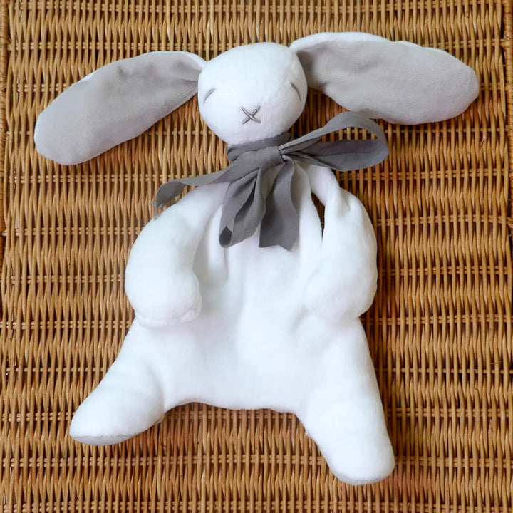 Grey Bunny Baby Comforter Toy - Maud n Lil