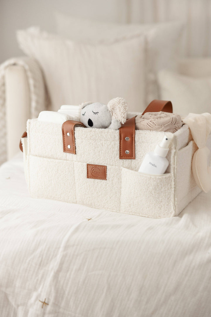 Nappy Caddy Organiser - Cream