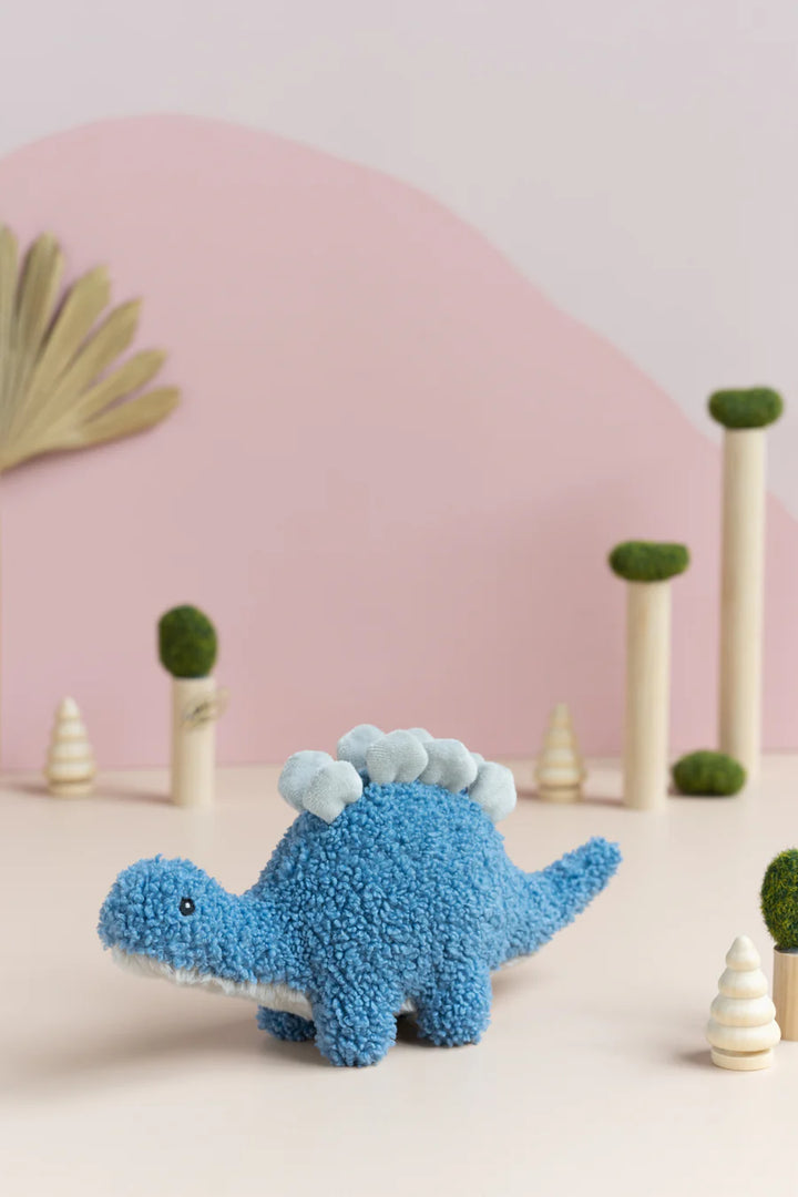 Small Dinosaur Soft Toy Baby Stu the Stegosaurus - Nana Huchy