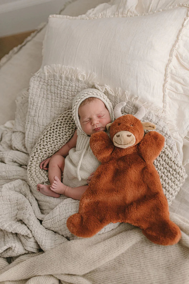 Hoochy Coochie Baby Comforter - Henry the Highland Cow