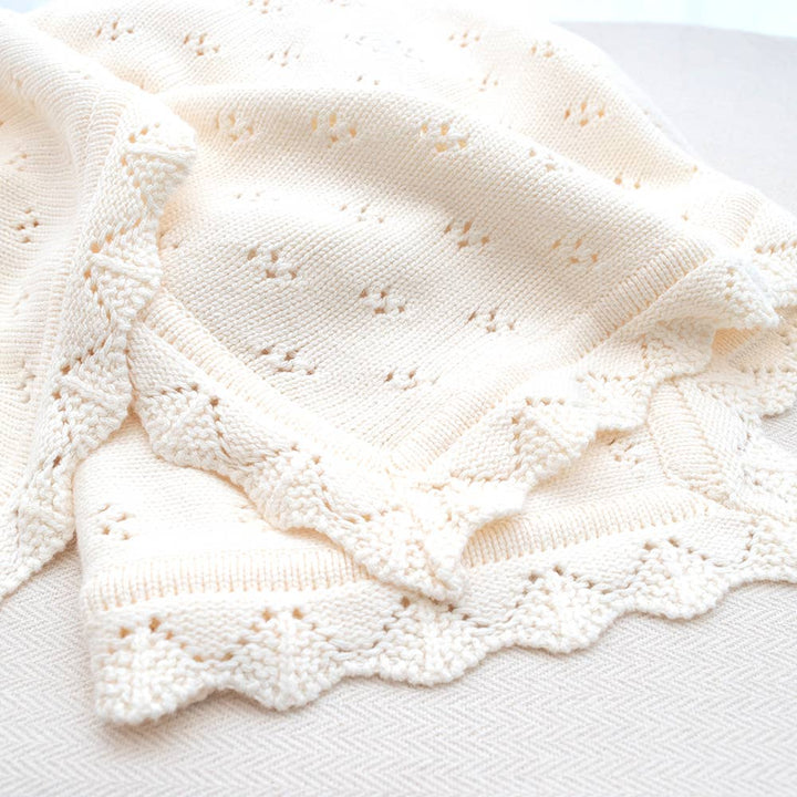 Heirloom Baby Blanket - Natural