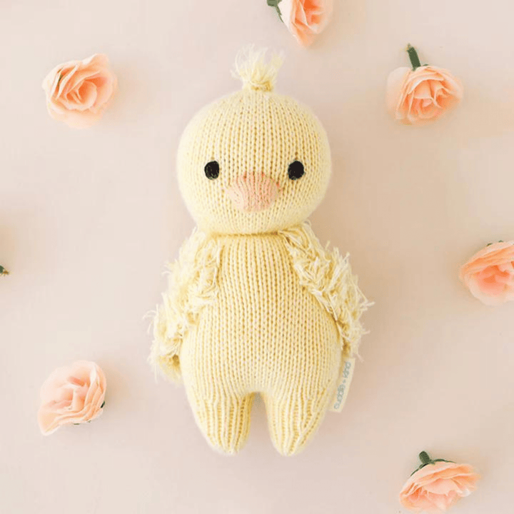 Cuddle + Kind Knitted Baby Animals - Duckling - kateinglishdesigns