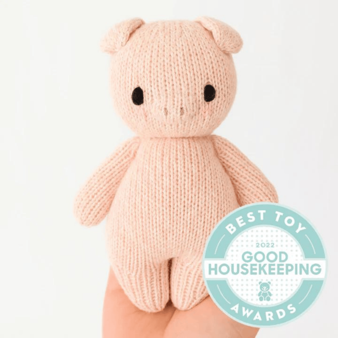 Cuddle + Kind Knitted Baby Animals - Piglet - kateinglishdesigns