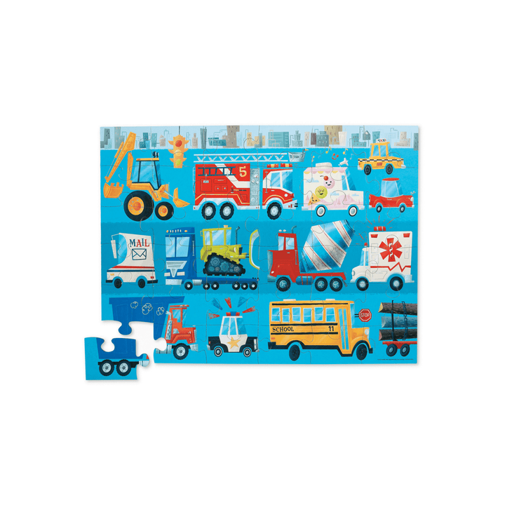 Floor Puzzle 36 pc - Vehicles - kateinglishdesigns