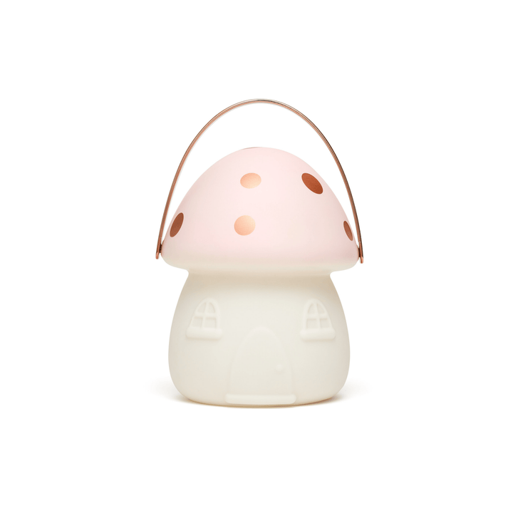 Little Belle Fairy House Carry Lantern - Pink & Rose Gold - kateinglishdesigns