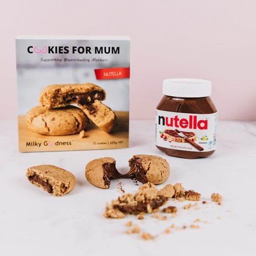 Milky Goodness Nutella Lactation Cookies - kateinglishdesigns