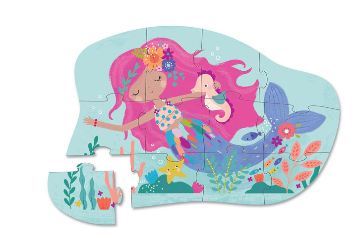 Mini Puzzle 12 pc - Mermaid Dreams - kateinglishdesigns