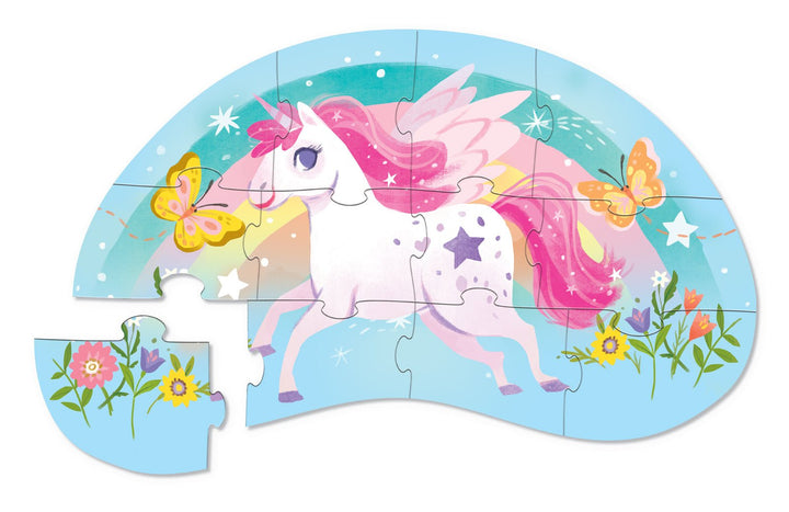 Mini Puzzle 12 pc - Sweet Unicorn - kateinglishdesigns