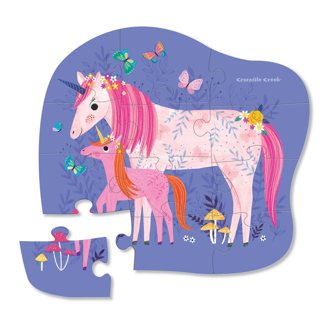 Mini Puzzle 12 pc - Unicorn Magic - kateinglishdesigns