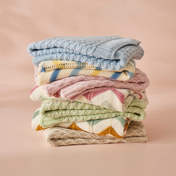 Cotton Baby Blanket - Natural