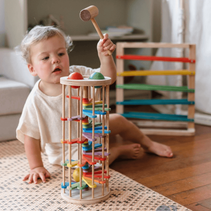 Qtoys Pound A Ball Tower - kateinglishdesigns