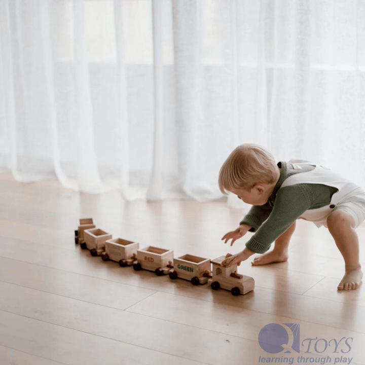 Qtoys Sorting Train & Containers - kateinglishdesigns