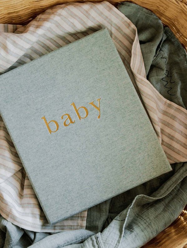 Write to Me Baby - The First Year Of You Seafoam - kateinglishdesigns