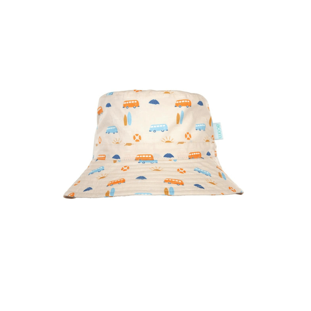 Acorn Sunrise Surf Wide Brim Bucket Hat - kateinglishdesigns