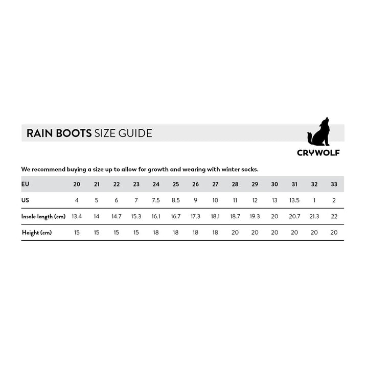 Crywolf Rain Boots Lilac - kateinglishdesigns