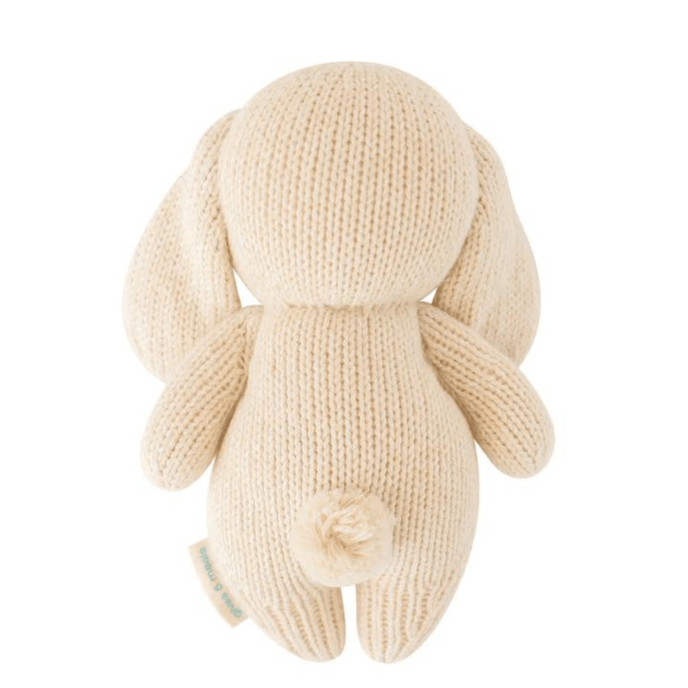 Cuddle + Kind Knitted Baby Animals - Baby Bunny Oatmeal - kateinglishdesigns