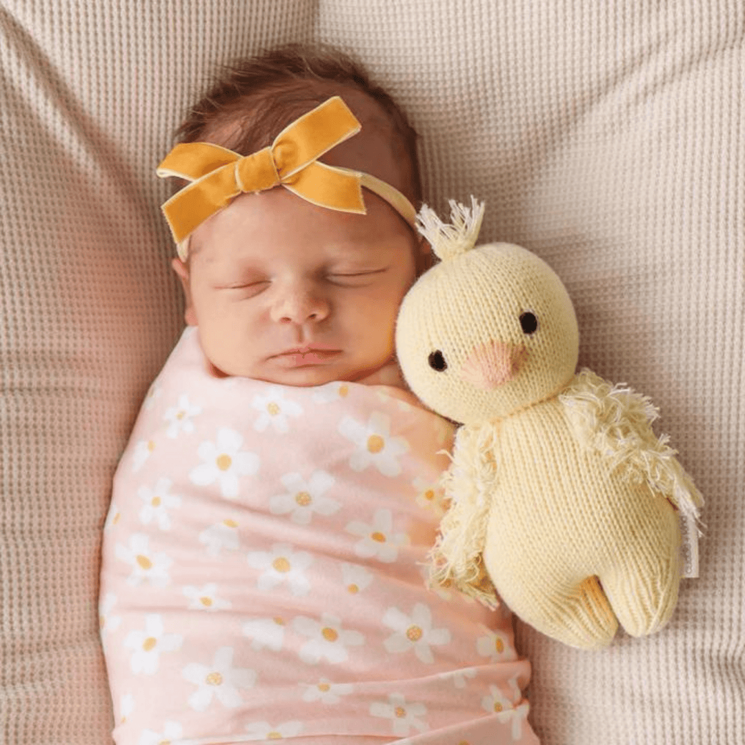 Cuddle + Kind Knitted Baby Animals - Duckling - kateinglishdesigns