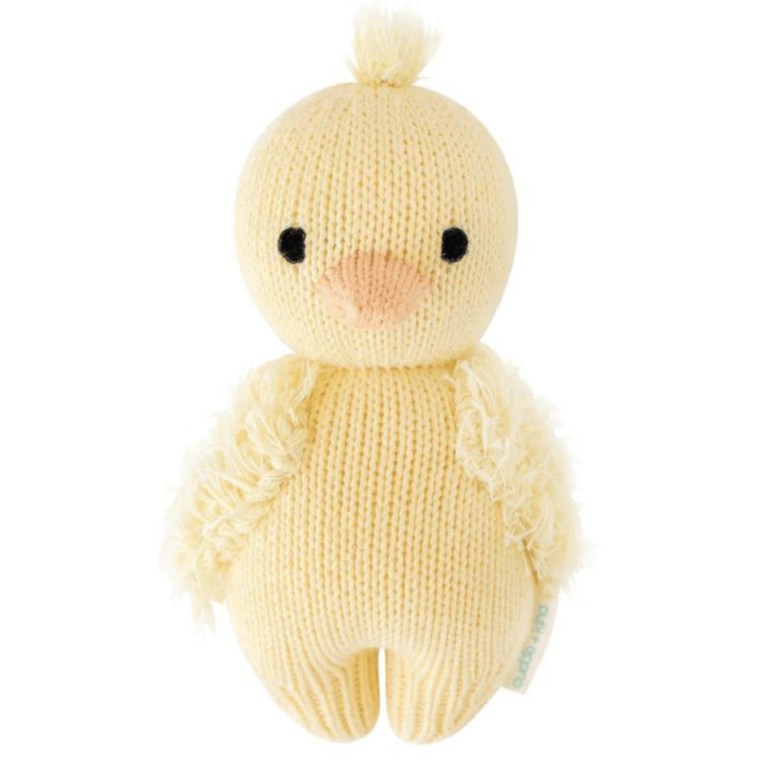 Cuddle + Kind Knitted Baby Animals - Duckling - kateinglishdesigns