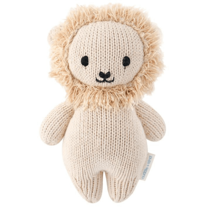 Cuddle + Kind Knitted Baby Animals - Lion - kateinglishdesigns