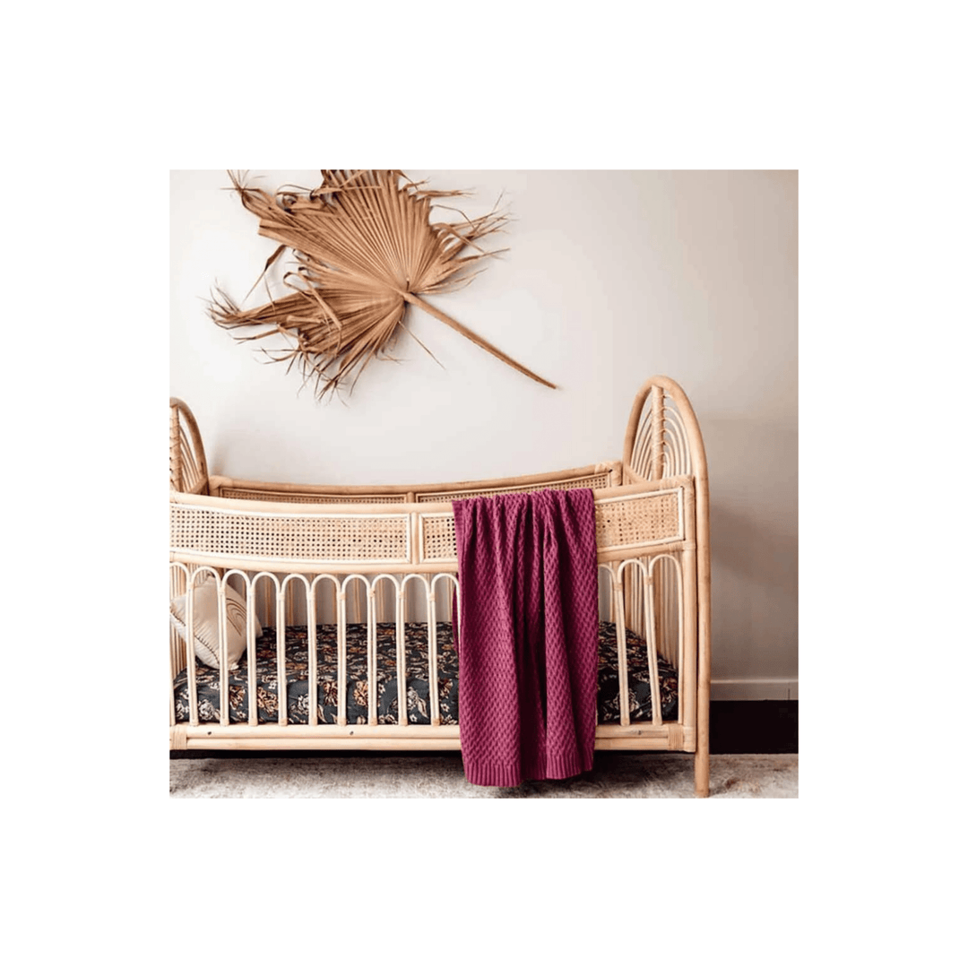 Diamond Knit Organic Baby Blanket - Assorted - kateinglishdesigns