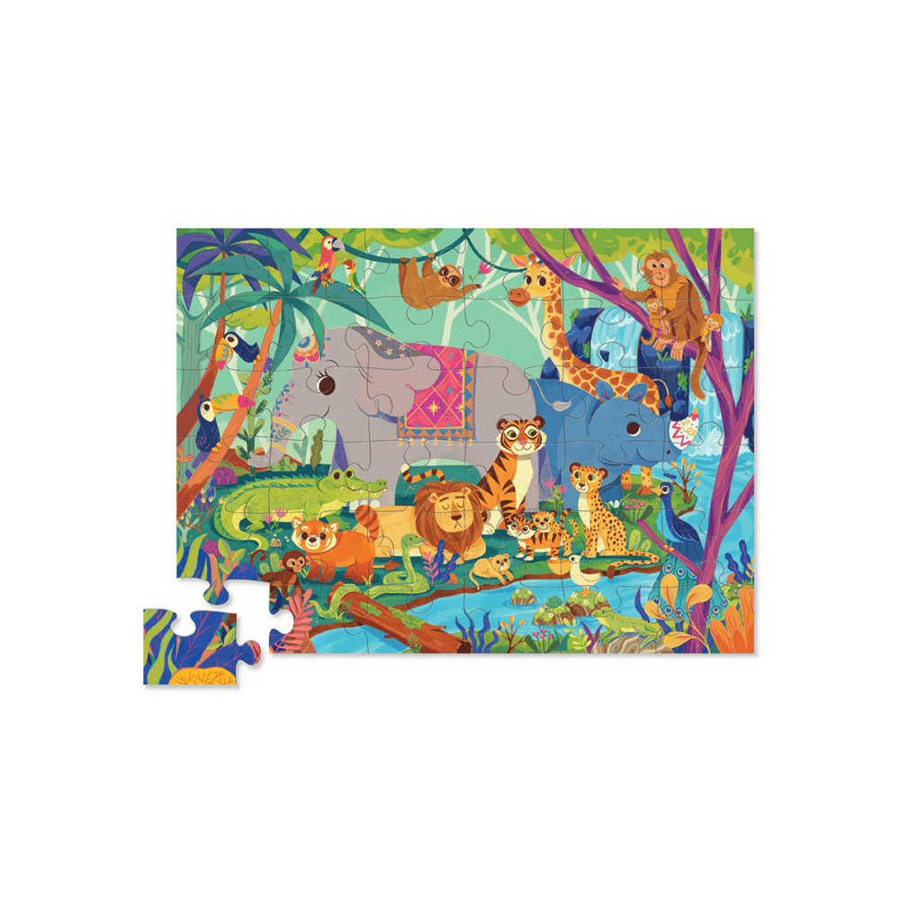 Floor Puzzle 36 pc - In the Jungle - kateinglishdesigns