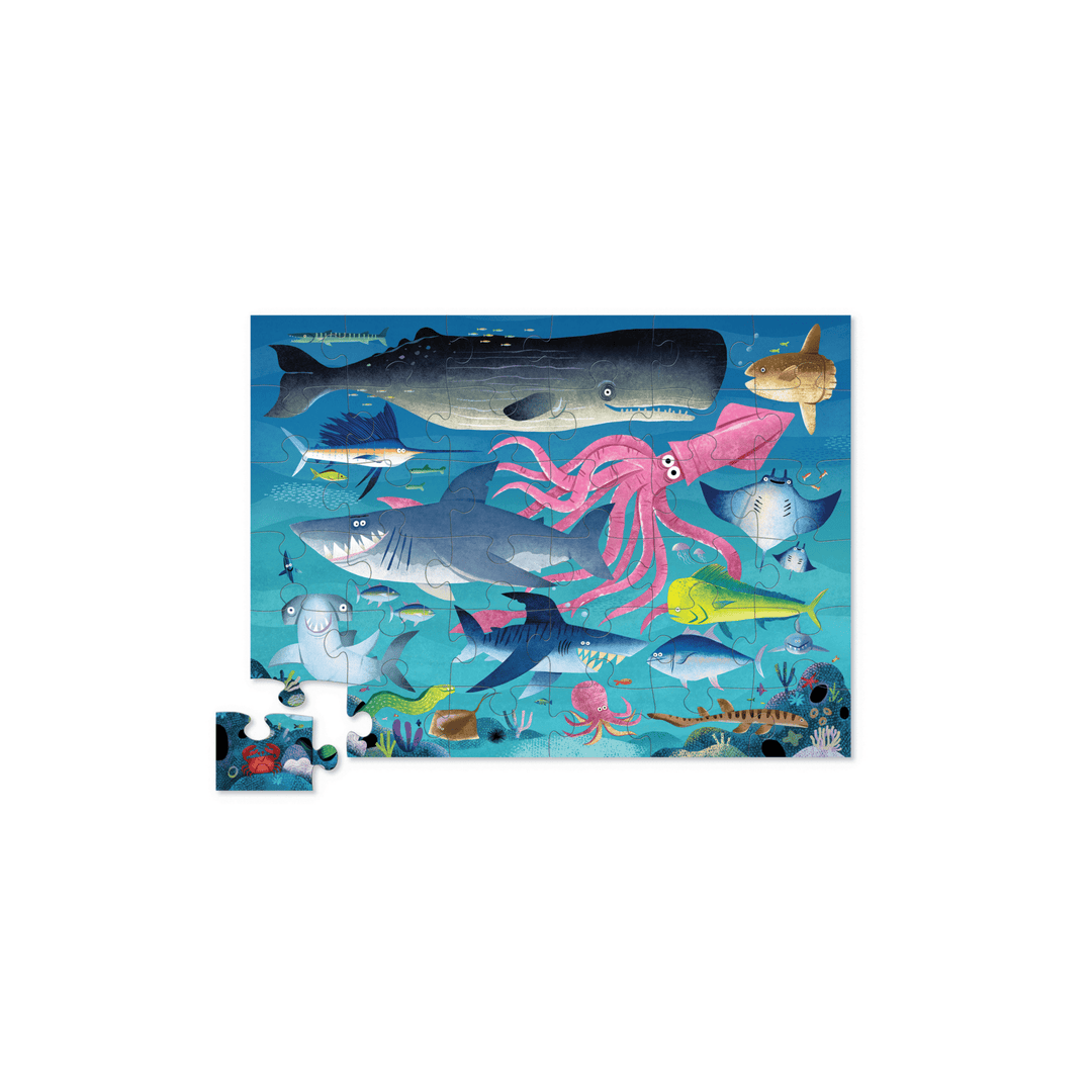 Floor Puzzle 36 pc - Shark Reef - kateinglishdesigns