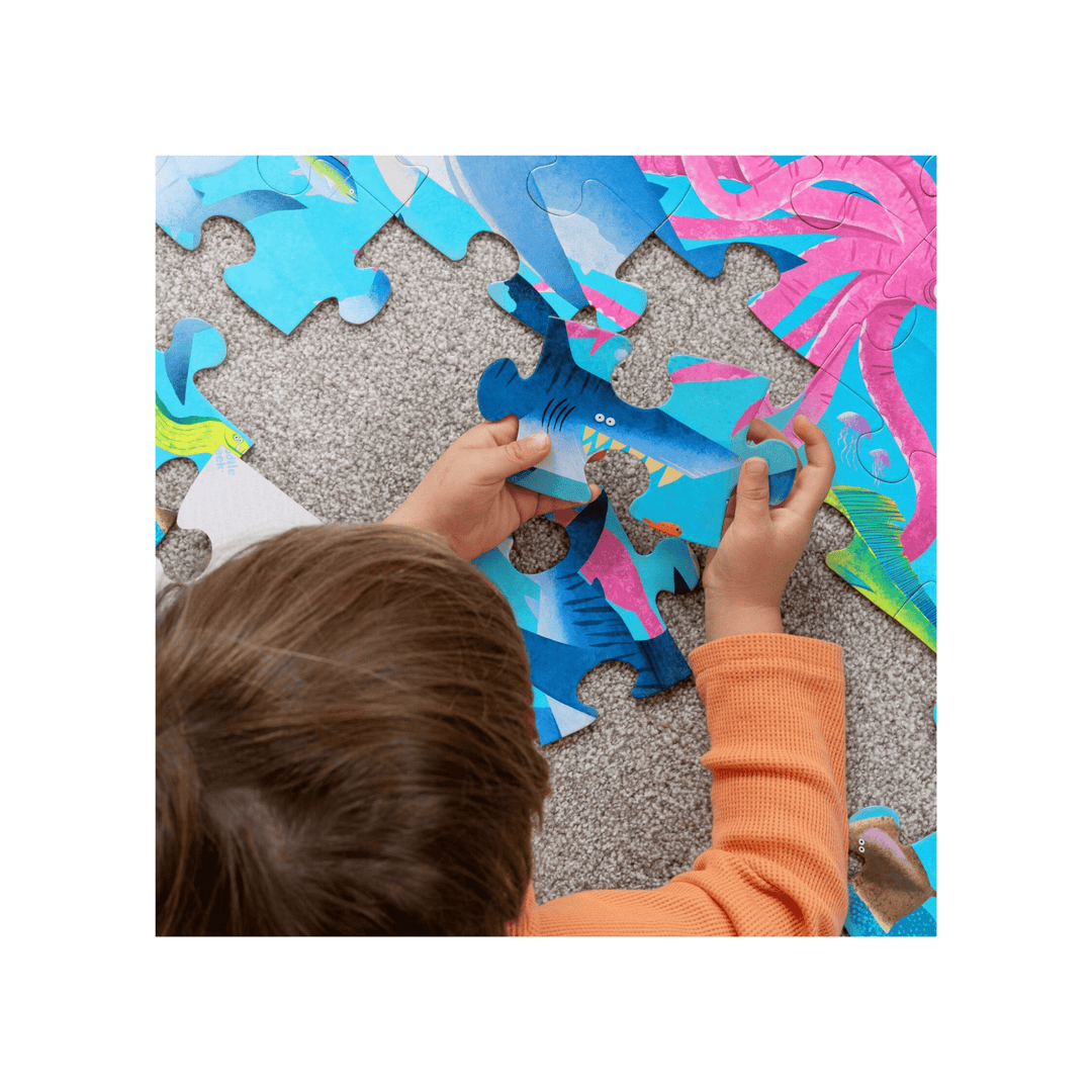Floor Puzzle 36 pc - Shark Reef - kateinglishdesigns
