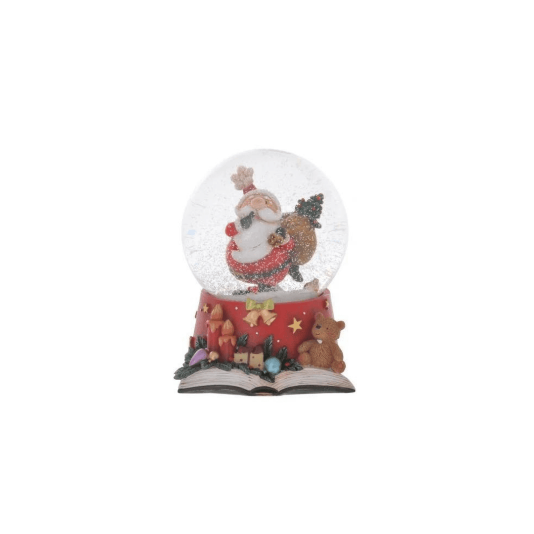 Jolly Santa Snow Globe - kateinglishdesigns