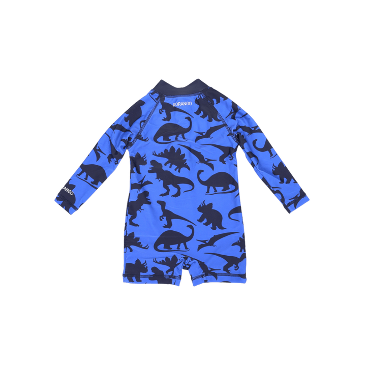 Korango Long Sleeve Zip Swimwear - Dinosaur - kateinglishdesigns