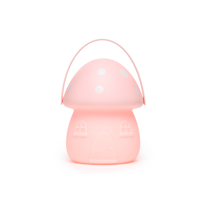 Little Belle Fairy House Carry Lantern - Pink & White - kateinglishdesigns