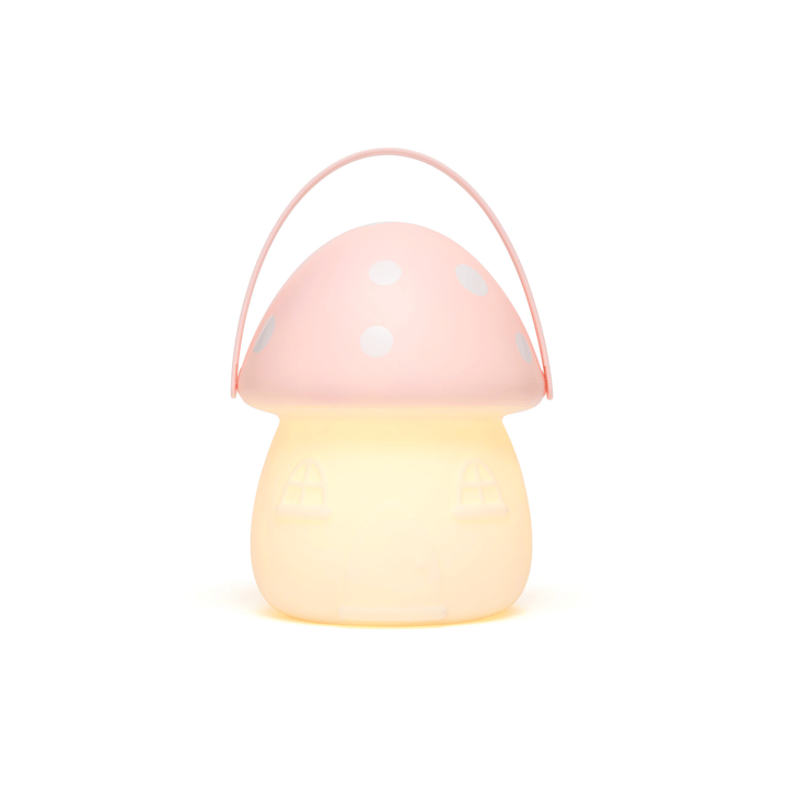 Little Belle Fairy House Carry Lantern - Pink & White - kateinglishdesigns