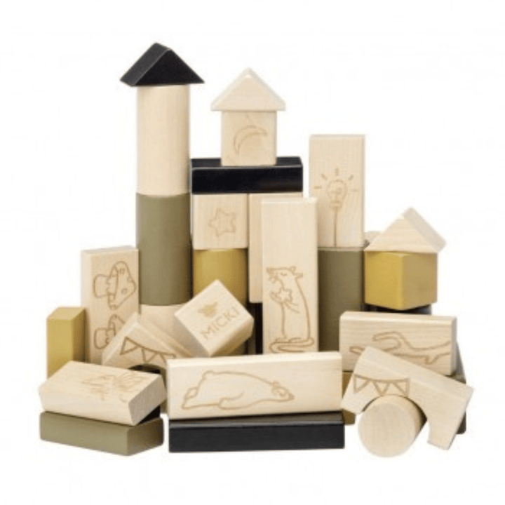 Micki Premium - Wooden Building Blocks - kateinglishdesigns
