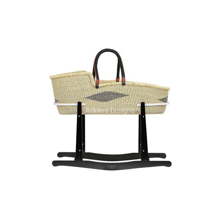 Moses Basket Rocking Stand - Black - kateinglishdesigns