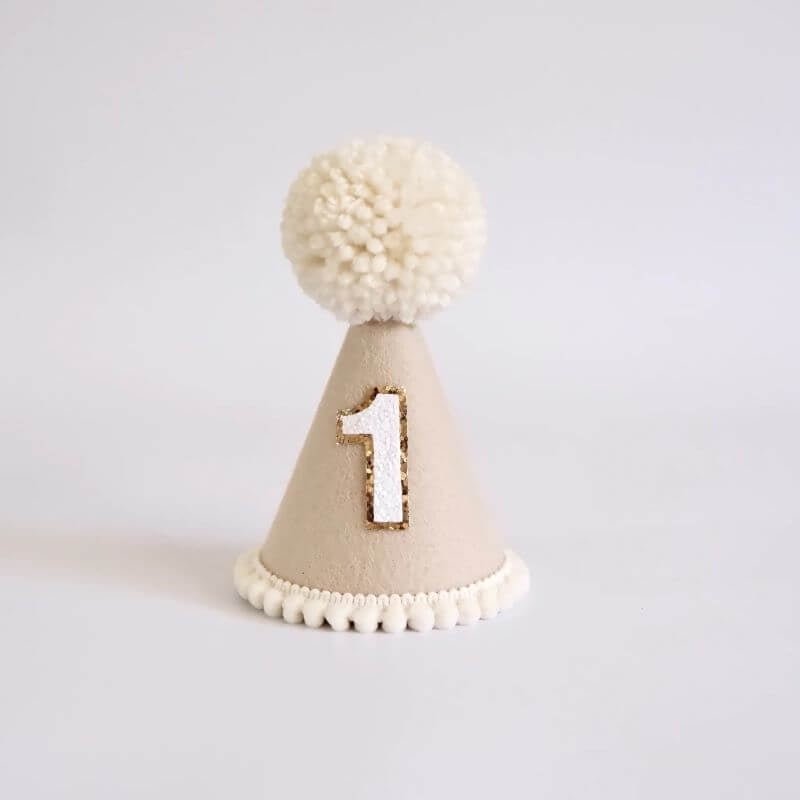 Our Little Deer - Natural Boho Party Hat - kateinglishdesigns