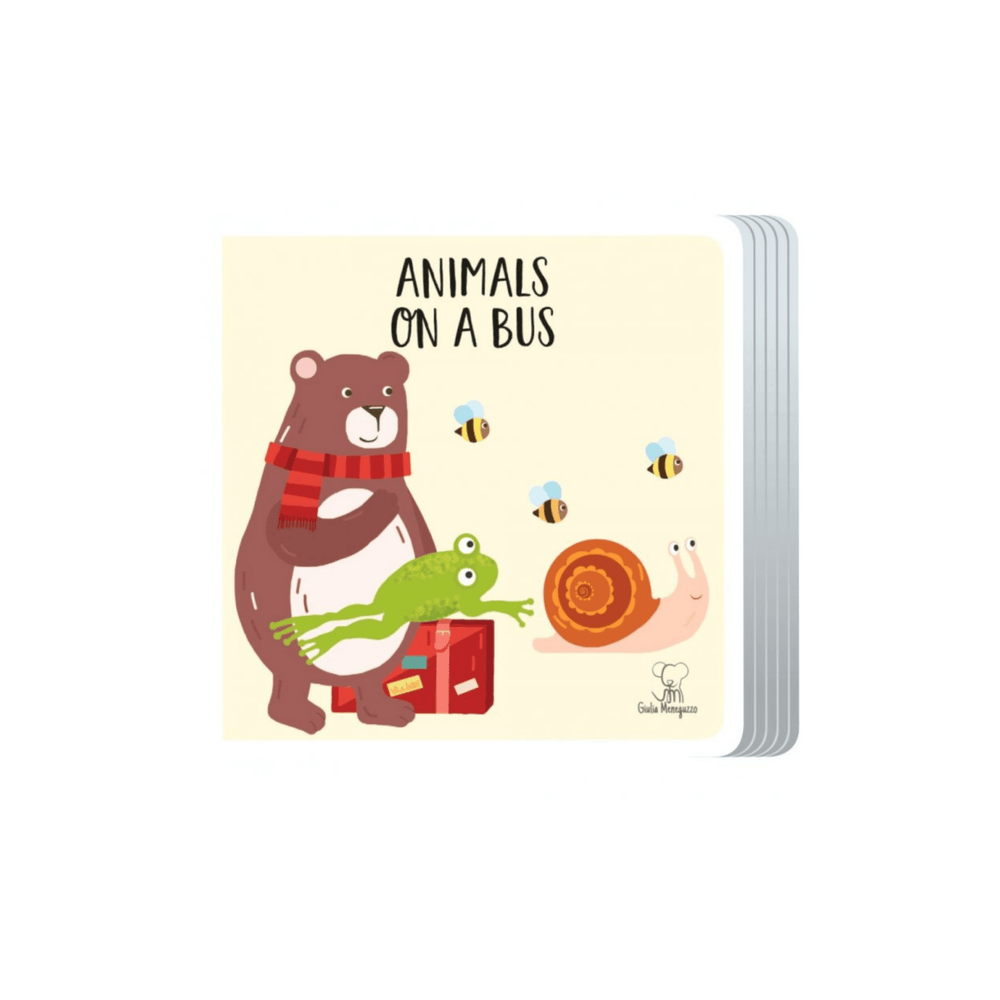 Sassi Travel Giant Puzzle And Book - Animals On A Bus - kateinglishdesigns