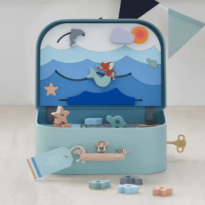 The Wonderful Little Suitcase Ocean Lover Suitcase - kateinglishdesigns