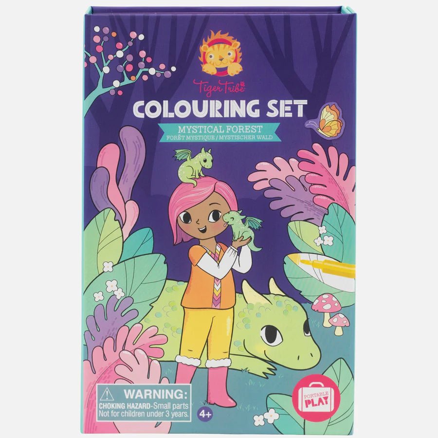 Tiger Tribe Colouring Set - Mystical Forest - kateinglishdesigns